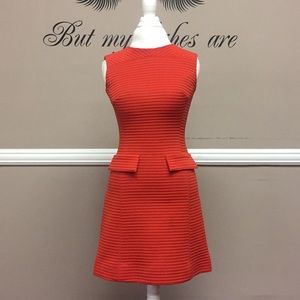 Red mod dress